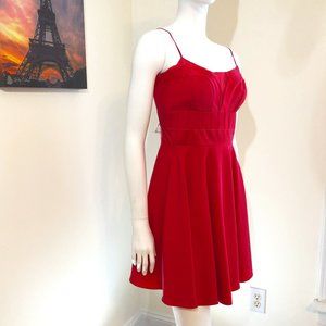 Laundry Raspberry Silk Mini Dress
